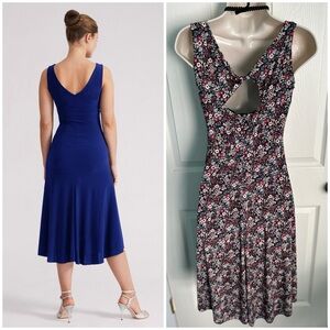 Sexy floral tango dancing dress by coleccion Berlin